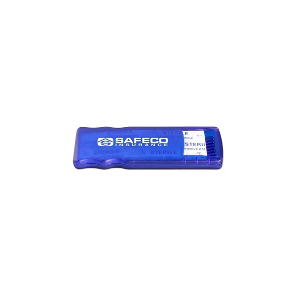 4 3/8" x 1 5/8" plastic bandage dispenser with 5 bandages.... from ASI 98360 WOWLine