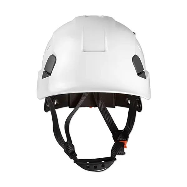 Plastic rock climbing helmet with interior suspension and straps.... from ASI 98360 WOWLine