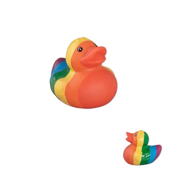 2" pride-themed rubber duck.... from ASI 98360 WOWLine