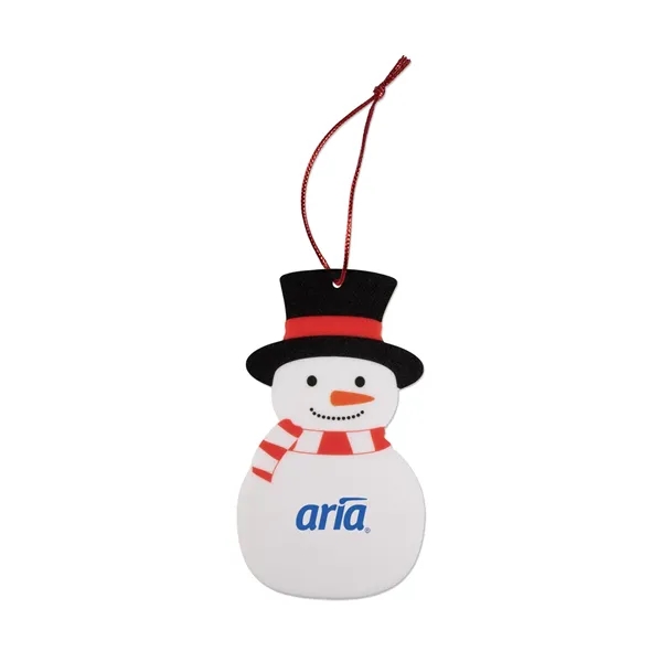 4" x 2" snowman ornament with a ribbon for hanging.... from ASI 98360 WOWLine