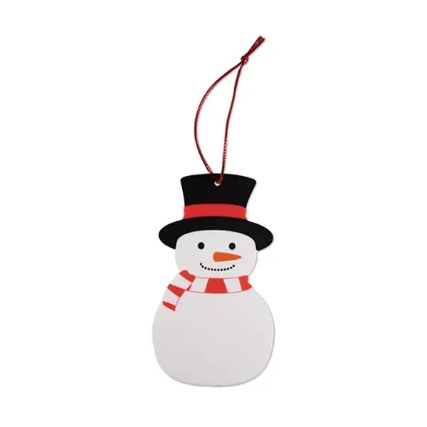 4" x 2" snowman ornament with a ribbon for hanging.... from ASI 98360 WOWLine
