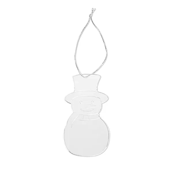 4" x 2" acrylic snowman ornament.... from ASI 98360 WOWLine