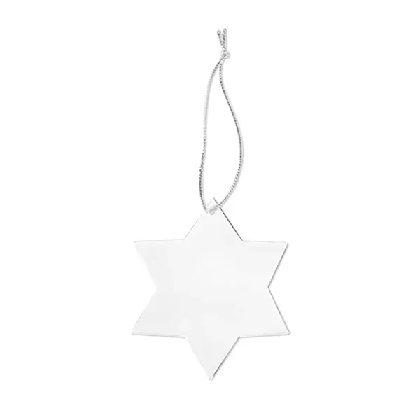 3 3/4" x 3" Star of David shaped acrylic ornament.... from ASI 98360 WOWLine