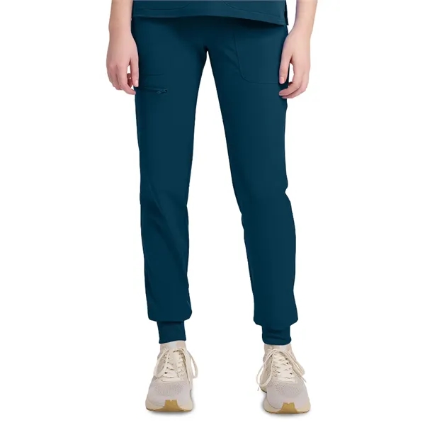 Med Couture - AMP - Women's 5-Pocket Mid Rise Jogger Scru...... from ASI 86018 Scrub Authority