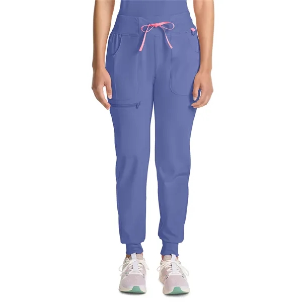 Med Couture - AMP - Women's 5-Pocket Mid Rise Jogger Scru...... from ASI 86018 Scrub Authority