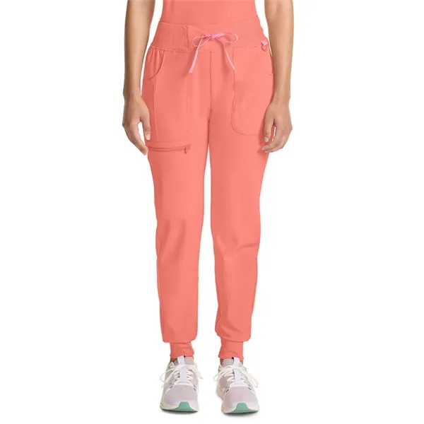 Med Couture - AMP - Women's 5-Pocket Mid Rise Jogger Scru...... from ASI 86018 Scrub Authority
