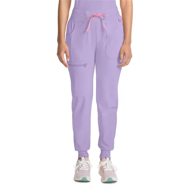 Med Couture - AMP - Women's 5-Pocket Mid Rise Jogger Scru...... from ASI 86018 Scrub Authority