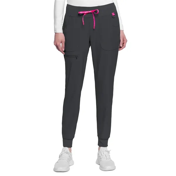 Med Couture - AMP - Women's 5-Pocket Mid Rise Jogger Scru...... from ASI 86018 Scrub Authority
