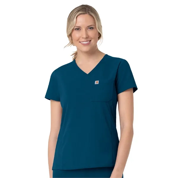 Carhartt Scrubs - Rugged Flex Peak - Women's Two-Pocket V...... from ASI 86018 Scrub Authority / Uniform Stores