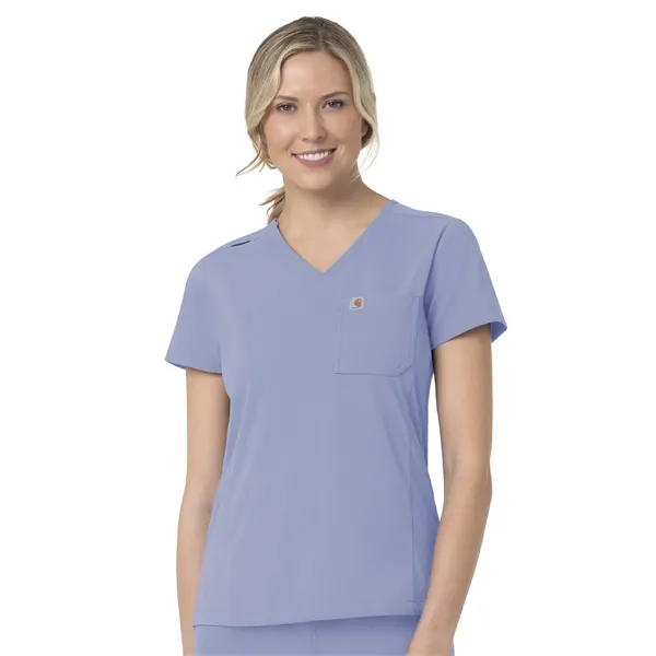 Carhartt Scrubs - Rugged Flex Peak - Women's Two-Pocket V...... from ASI 86018 Scrub Authority / Uniform Stores