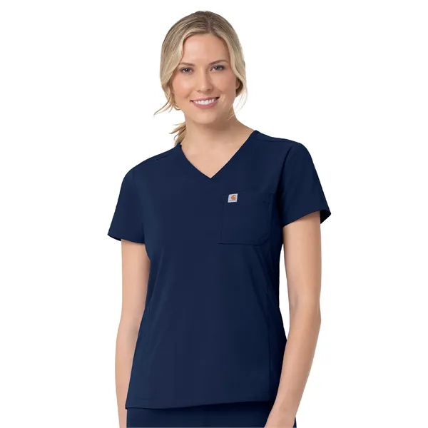 Carhartt Scrubs - Rugged Flex Peak - Women's Two-Pocket V...... from ASI 86018 Scrub Authority / Uniform Stores