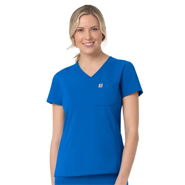Carhartt Scrubs - Rugged Flex Peak - Women's Two-Pocket V...... from ASI 86018 Scrub Authority / Uniform Stores
