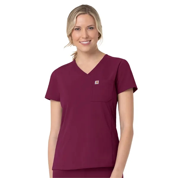 Carhartt Scrubs - Rugged Flex Peak - Women's Two-Pocket V...... from ASI 86018 Scrub Authority / Uniform Stores