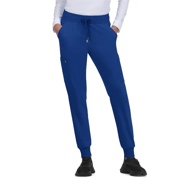 koi - Cureology - Women's 6-Pocket Ribbed Cuff Jogger Sty...... from ASI 86018 Scrub Authority / Uniform Stores