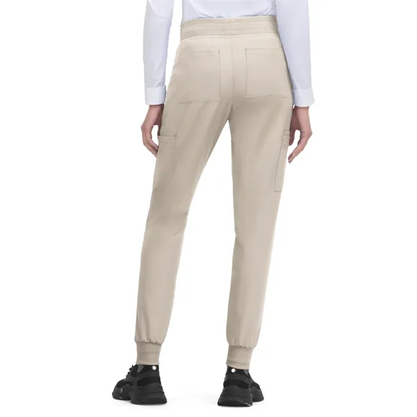 koi - Cureology - Women's 6-Pocket Ribbed Cuff Jogger Sty...... from ASI 86018 Scrub Authority / Uniform Stores