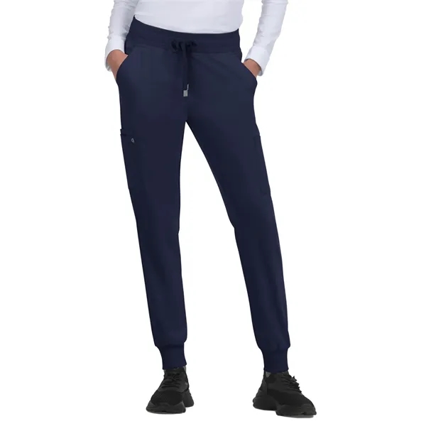 koi - Cureology - Women's 6-Pocket Ribbed Cuff Jogger Sty...... from ASI 86018 Scrub Authority / Uniform Stores
