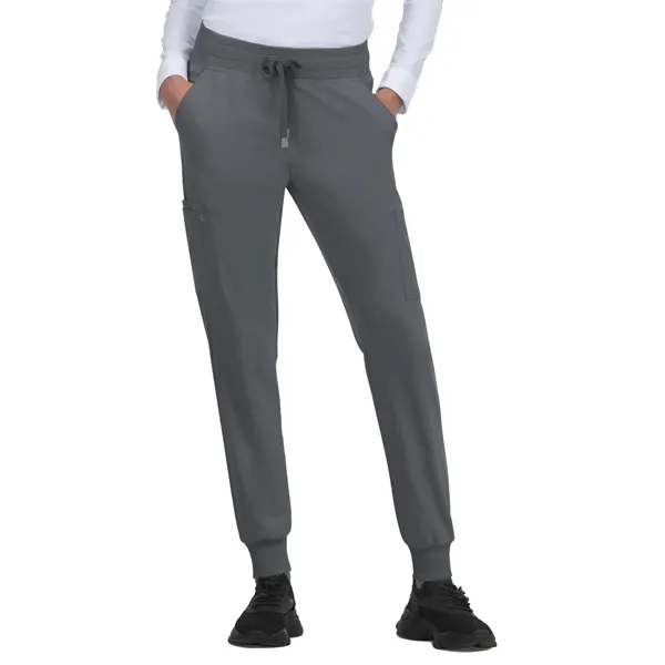 koi - Cureology - Women's 6-Pocket Ribbed Cuff Jogger Sty...... from ASI 86018 Scrub Authority / Uniform Stores