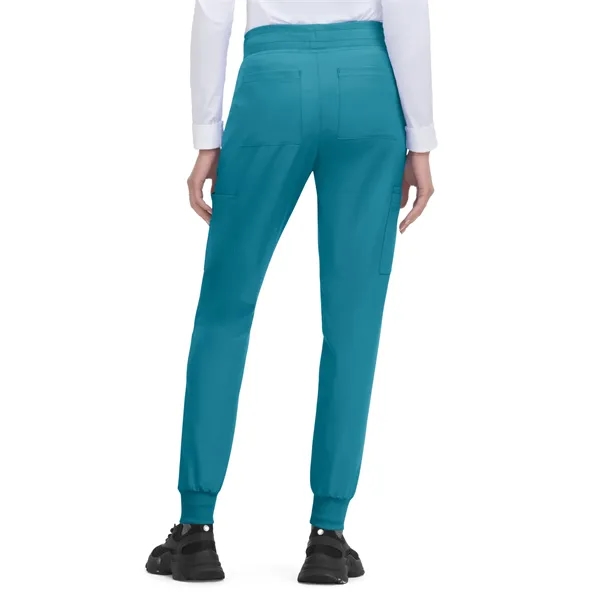 koi - Cureology - Women's 6-Pocket Ribbed Cuff Jogger Sty...... from ASI 86018 Scrub Authority / Uniform Stores
