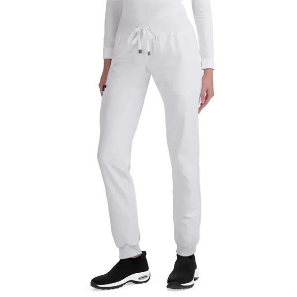 koi - Cureology - Women's 6-Pocket Ribbed Cuff Jogger Sty...... from ASI 86018 Scrub Authority / Uniform Stores