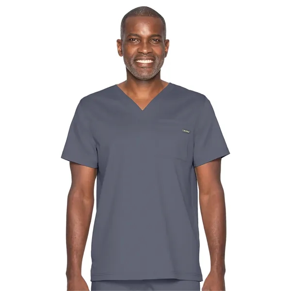 Landau Proflex Men's 2-Pocket V-Neck Short Sleeve Scrub Top... from ASI 86018 Scrub Authority / Uniform Stores