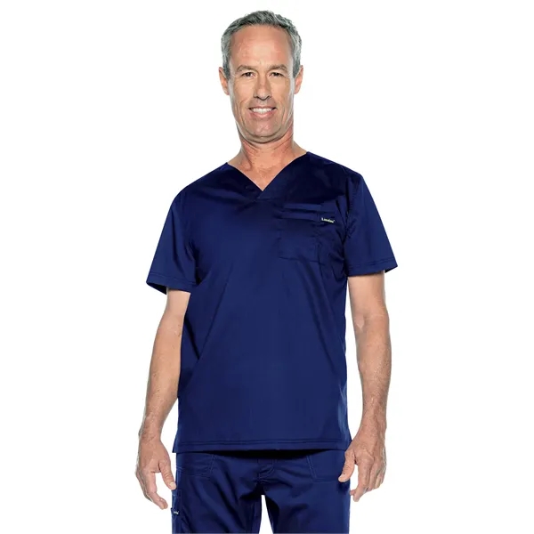Landau Proflex Men's 2-Pocket V-Neck Short Sleeve Scrub Top... from ASI 86018 Scrub Authority / Uniform Stores