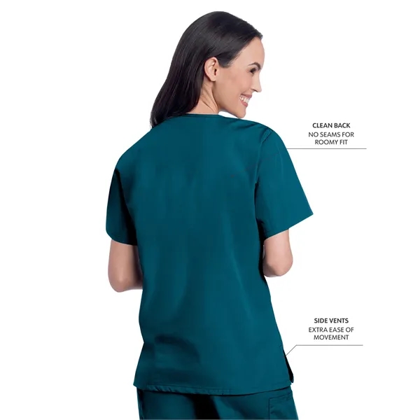 Landau ScrubZone V-Neck Tunic... from ASI 86018 Scrub Authority / Uniform Stores