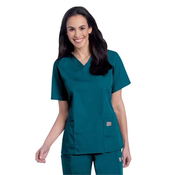 Landau ScrubZone V-Neck Tunic... from ASI 86018 Scrub Authority / Uniform Stores