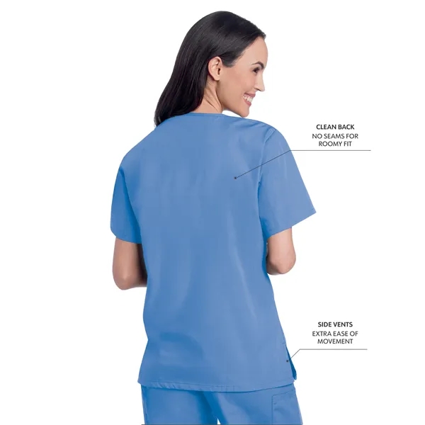 Landau ScrubZone V-Neck Tunic... from ASI 86018 Scrub Authority / Uniform Stores