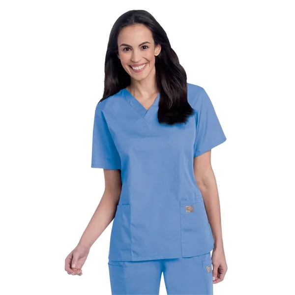 Landau ScrubZone V-Neck Tunic... from ASI 86018 Scrub Authority / Uniform Stores