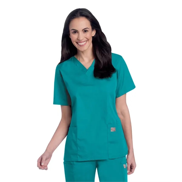 Landau ScrubZone V-Neck Tunic... from ASI 86018 Scrub Authority / Uniform Stores