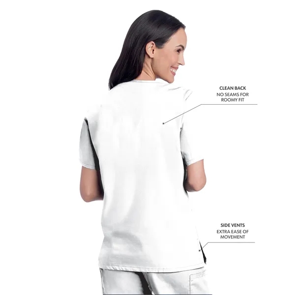 Landau ScrubZone V-Neck Tunic... from ASI 86018 Scrub Authority / Uniform Stores