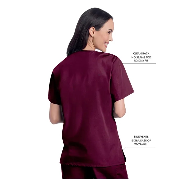 Landau ScrubZone V-Neck Tunic... from ASI 86018 Scrub Authority / Uniform Stores