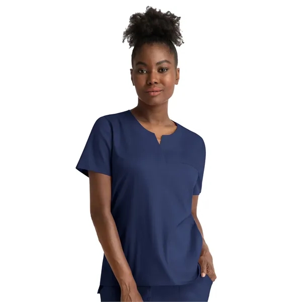 Maevn - Matrix - Women's Three-Pocket Notched Crew Neck Top... from ASI 86018 Scrub Authority / Uniform Stores