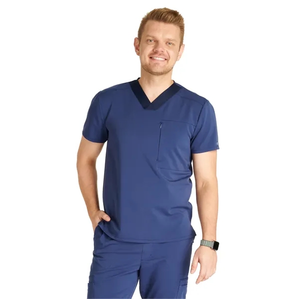 Cherokee - Atmos - Men's V-Neck Scrub Top... from ASI 86018 Scrub Authority / Uniform Stores