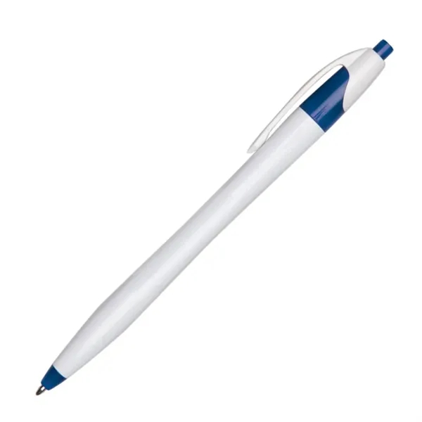 The Verda click-action plastic ballpoint pen is sleek and comfortably tapers... from ASI 84592 St Regis Group