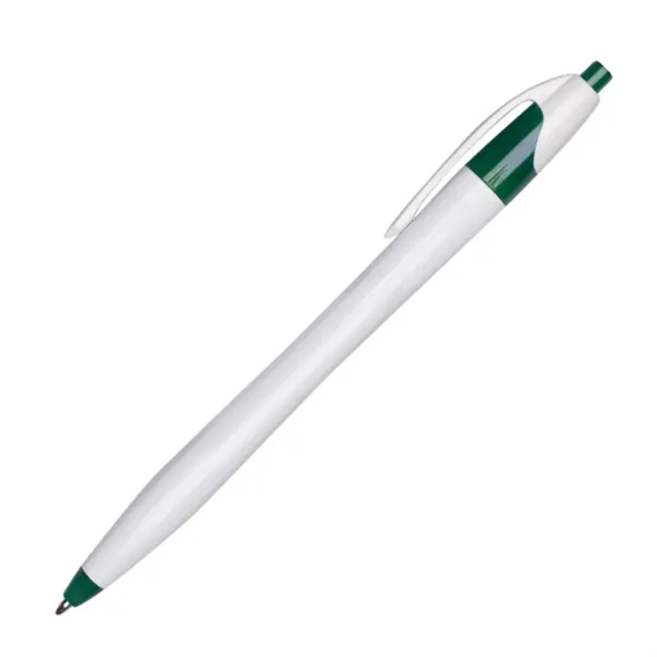 The Verda click-action plastic ballpoint pen is sleek and comfortably tapers... from ASI 84592 St Regis Group
