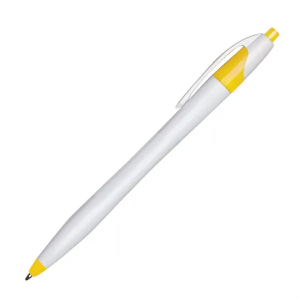 The Verda click-action plastic ballpoint pen is sleek and comfortably tapers... from ASI 84592 St Regis Group