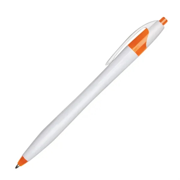 The Verda click-action plastic ballpoint pen is sleek and comfortably tapers... from ASI 84592 St Regis Group