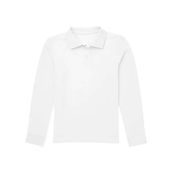 Classroom Uniforms Youth Long Sleeve Pique Polo... from ASI 86018 Scrub Authority / Uniform Stores