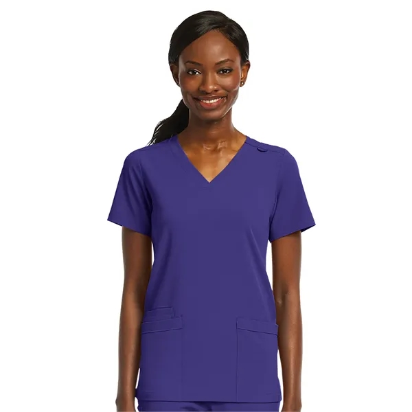 ScrubJoy Originals - Women's Fitted Two-Pocket V-Neck Scr...... from ASI 86018 Scrub Authority / Uniform Stores