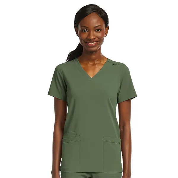 ScrubJoy Originals - Women's Fitted Two-Pocket V-Neck Scr...... from ASI 86018 Scrub Authority / Uniform Stores