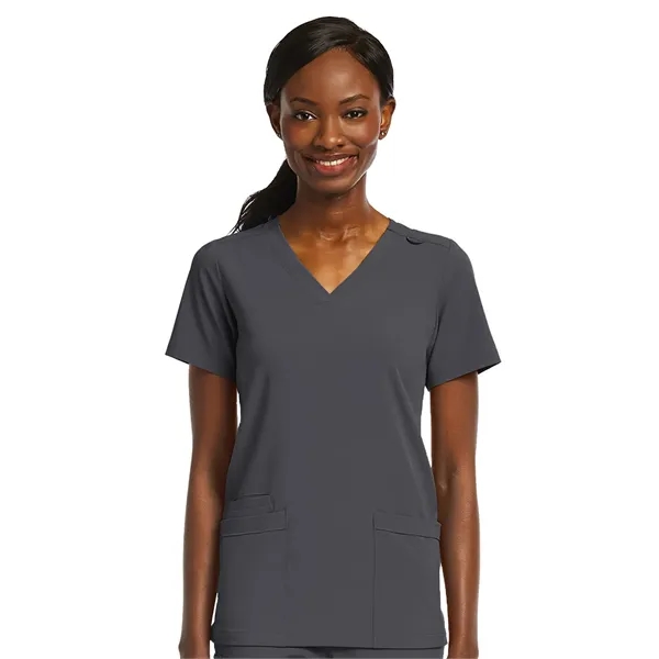 ScrubJoy Originals - Women's Fitted Two-Pocket V-Neck Scr...... from ASI 86018 Scrub Authority / Uniform Stores