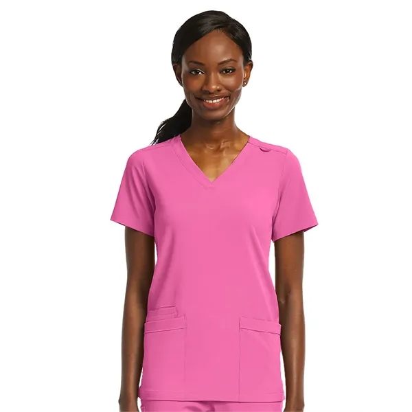 ScrubJoy Originals - Women's Fitted Two-Pocket V-Neck Scr...... from ASI 86018 Scrub Authority / Uniform Stores
