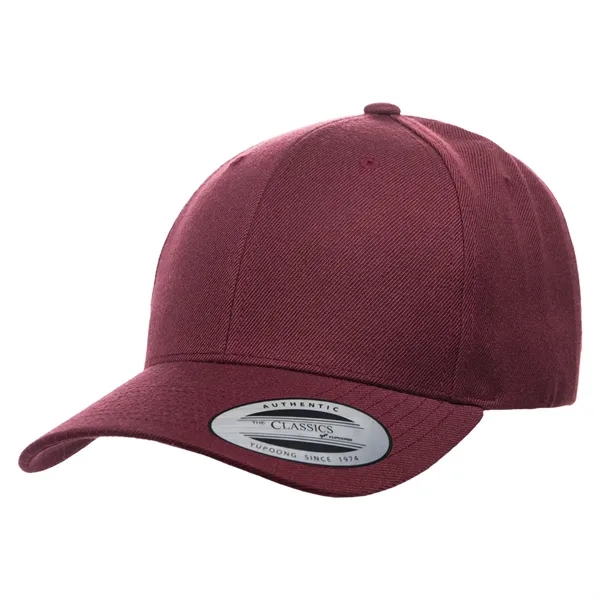 Yupoong 6789M YP Classics Premium Curved Visor Snapback Hat with embroidery... from ASI 74601 Calico