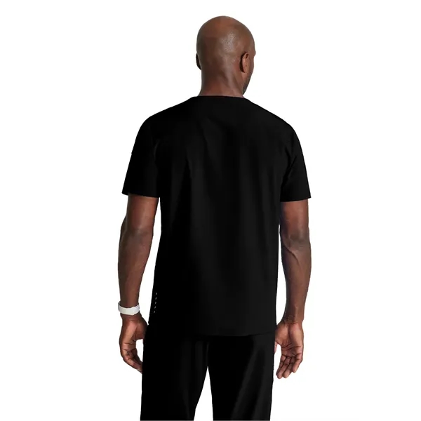 Barco One Men's 2 Pocket Ribbed V-neck Top... from ASI 86018 Scrub Authority / Uniform Stores
