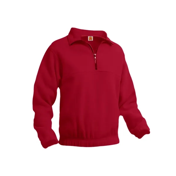 A+ Uniforms Unisex Fleece Quarter Zip Up... from ASI 86018 Scrub Authority / Uniform Stores