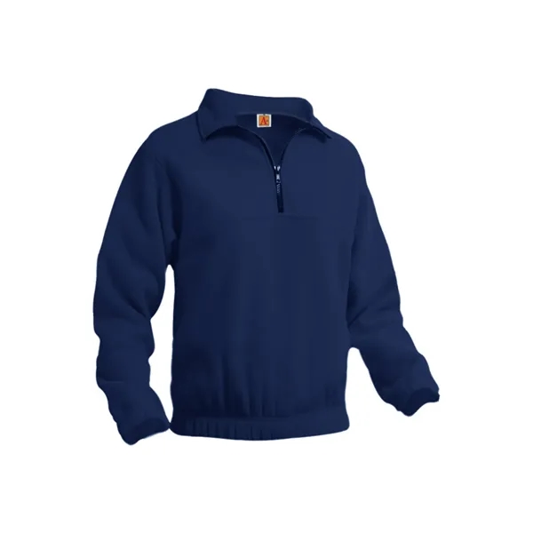 A+ Uniforms Unisex Fleece Quarter Zip Up... from ASI 86018 Scrub Authority / Uniform Stores