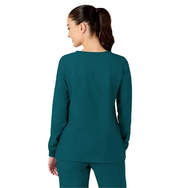 WonderWink W123 Women's Crew Neck Warm Up Jacket.... from ASI 86018 Scrub Authority / Uniform Stores