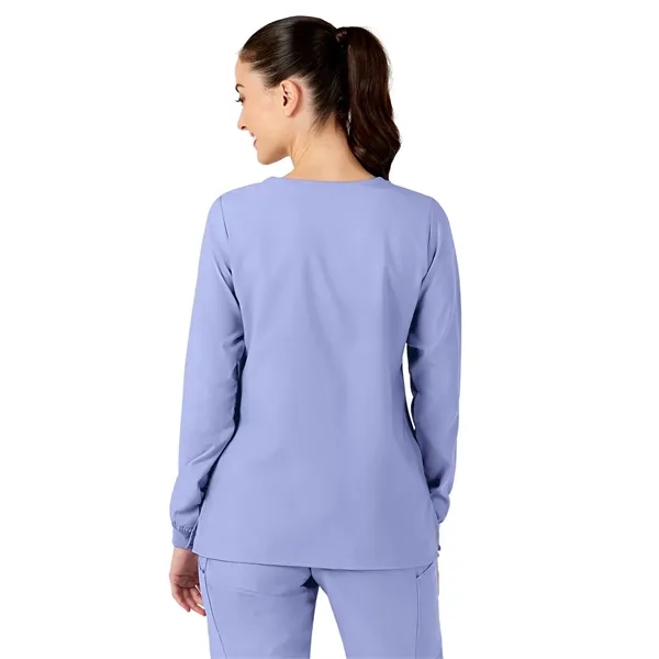 WonderWink W123 Women's Crew Neck Warm Up Jacket.... from ASI 86018 Scrub Authority / Uniform Stores