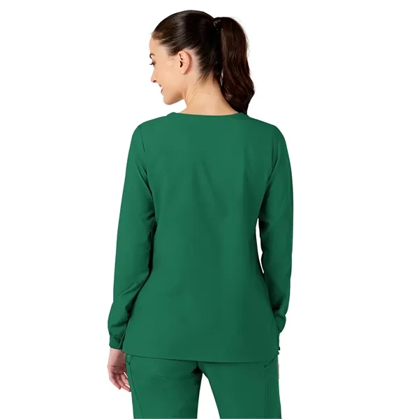 WonderWink W123 Women's Crew Neck Warm Up Jacket.... from ASI 86018 Scrub Authority / Uniform Stores